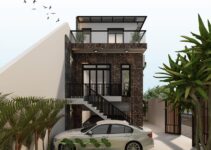 Mẫu thiết kế biệt thự mini 2 tầng 100m2 đẹp và sang