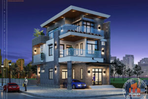 biệt thự 3 tầng hiện đại