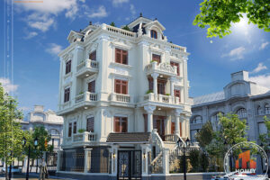 biệt thự 5 tầng cổ điển đẹp