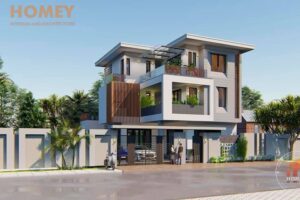 Biệt thự 3 tầng hiện đại