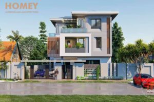 biệt thự 3 tầng hiện đại đẹp