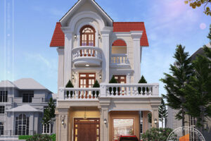 Biệt thự 3 tầng tân cổ điển