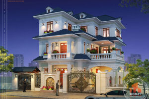 Biệt thự 3 tầng tân cổ điển sang trọng