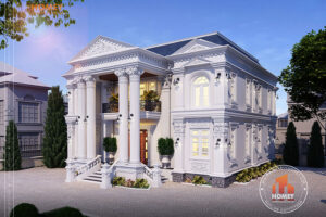 Biệt thự 2 tầng cổ điển phối cảnh 2