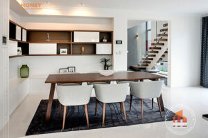 Biệt thự hiện đại 4 tầng - TP. Hồ Chí Minh - không gian bàn ăn