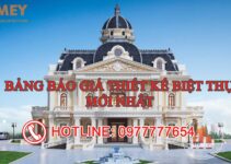 Bảng báo giá thiết kế biệt thự tổng hợp mới nhất năm 2019 Bảng báo giá thiết kế biệt thự tổng hợp mới nhất năm 2019