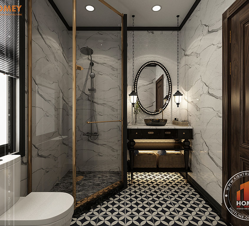 phong ve sinh phong cach dong duong indochine Phong cách kiến trúc Đông Dương – “chất Pháp” tại các công trình Việt