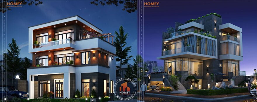 Homey tư vấn thiết kế biệt thự hiện đại