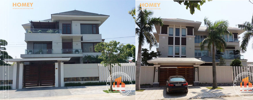 Chi phí thiết kế biệt thự trọn gói sẽ được Homey gửi tới khách hàng