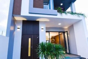 Hình ảnh thực tế biệt thự 2 tầng hiện đại