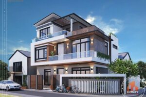 biệt thự 3 tầng hiện đại Thạch Thất Hà Nội