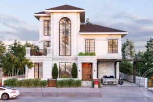 biệt thự 3 tầng tân cổ điển