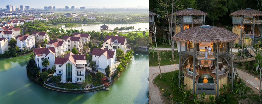 biệt thự sinh thái trong khu sinh thái thiên nhiên