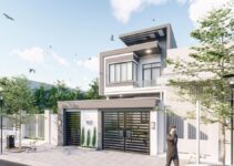 Nhà phố 2 tầng mặt tiền 6,5m hiện đại chi phí 900 triệu Nhà phố 2 tầng mặt tiền 6,5m hiện đại chi phí 900 triệu