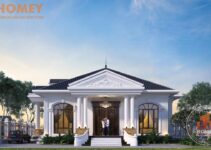 Biệt thự 1 tầng diện tích 120 m2