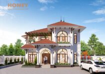 Biệt thự đẹp 2 tầng tân cổ điển mặt tiền 14m Biệt thự đẹp 2 tầng tân cổ điển mặt tiền 14m