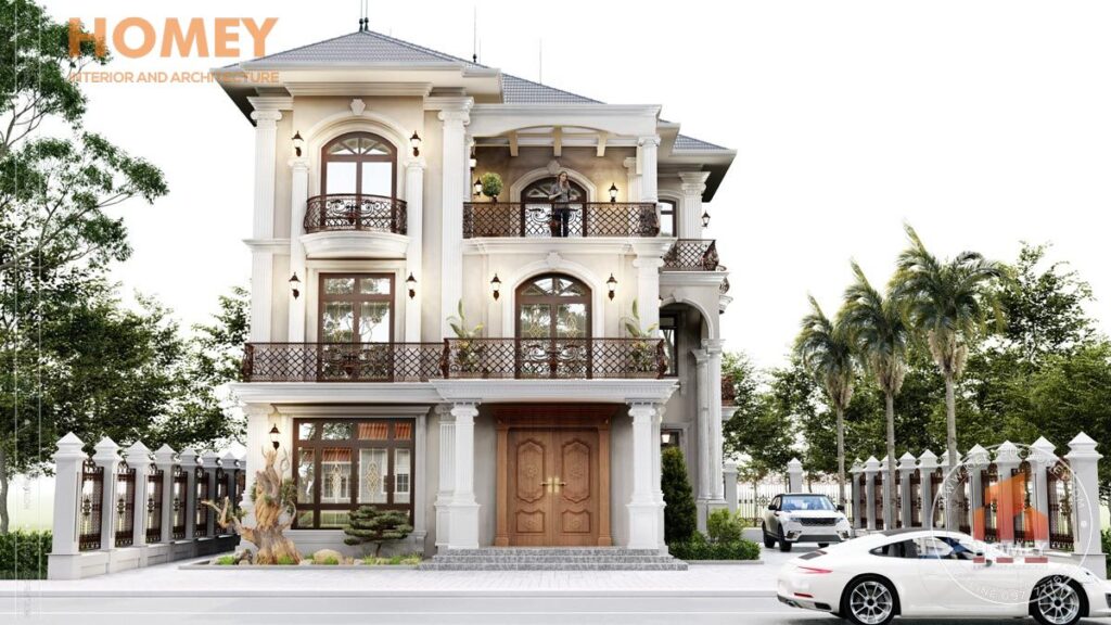 Gia xay biet thu kieu phap bao nhieu Tìm hiểu về giá xây biệt thự kiểu pháp là bao nhiêu?