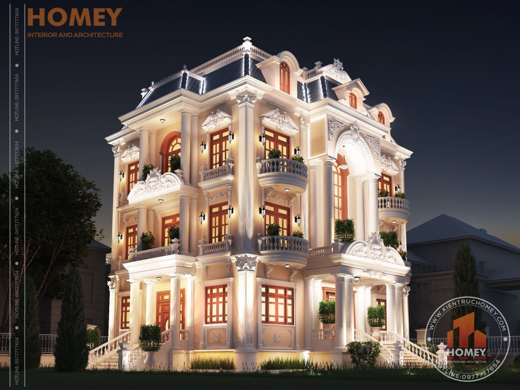 Gia xay biet thu kieu phap Tìm hiểu về giá xây biệt thự kiểu pháp là bao nhiêu?