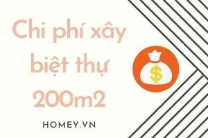 chi phi xay biet thu 200m2 Báo giá chi phí xây biệt thự 200m2 mới nhất năm 2021