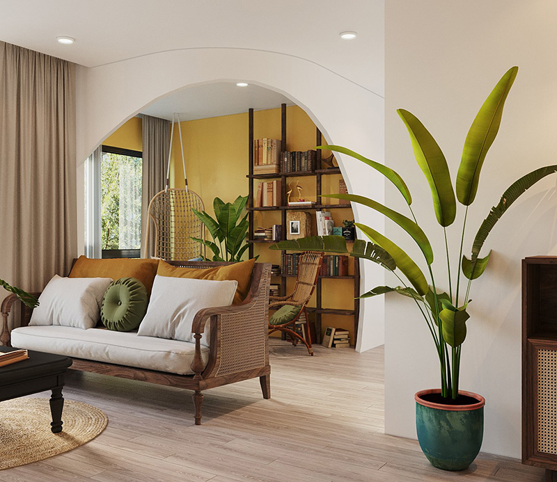 2. Ý tưởng thiết kế resort phong cách indochine độc đáo
