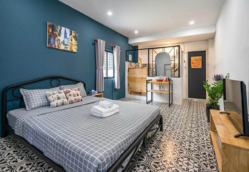 6. Không gian thiết kế homestay phong cách indochine độc đáo
