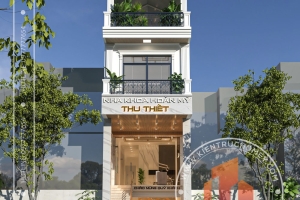 Nhà phố 4 tầng 4,5x25m mặt tiền hiện đại